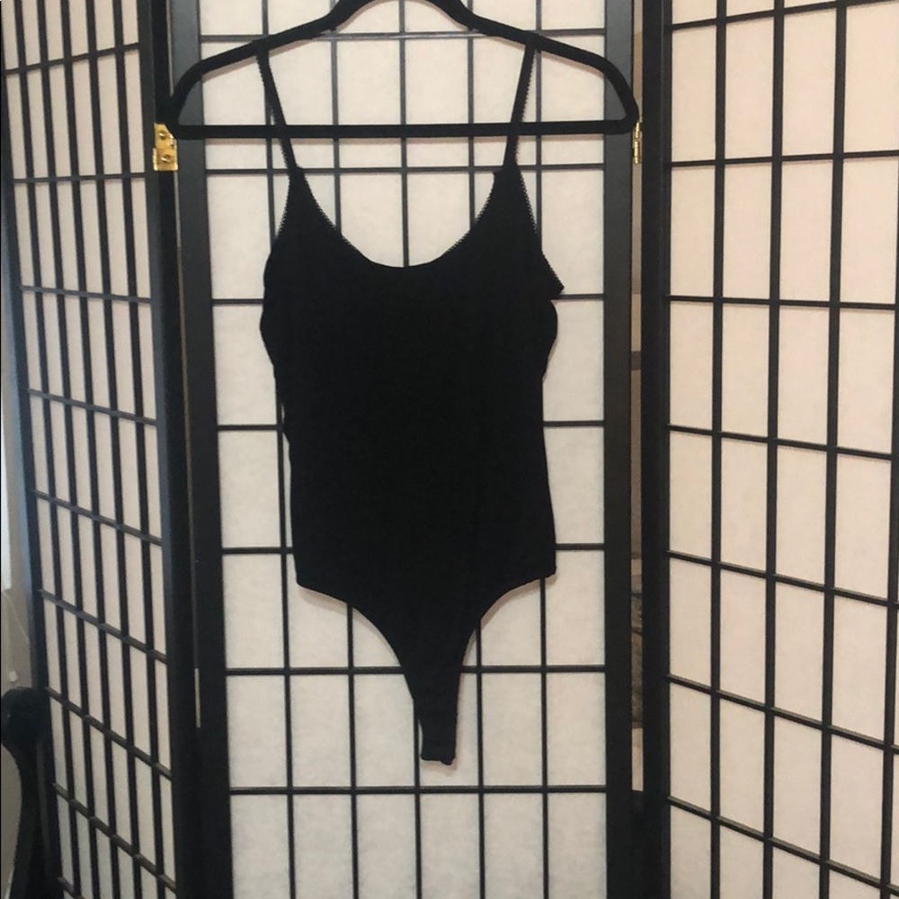 Naked Wardrobe Black Tank Bodysuit